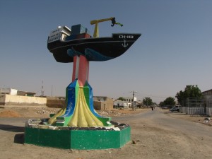 Berbera, hajó szobor