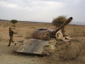 Szomáliföld, polgárháborút idéző tájkép