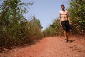 Afrika, Guinea, Határ fele így sétáltam