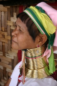 Inle lake - Karen woman Inle lake - Karen woman