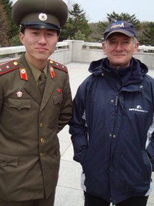 Földvári András, Észak Koreában