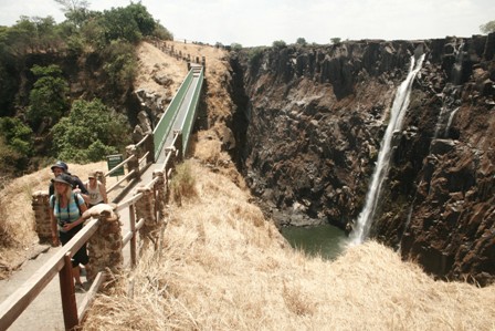 Viktória vízesés, Zambia