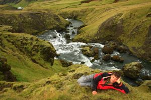 Skógafoss vízesés, Izland