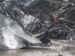 Sólheimajökull gleccser, Izland