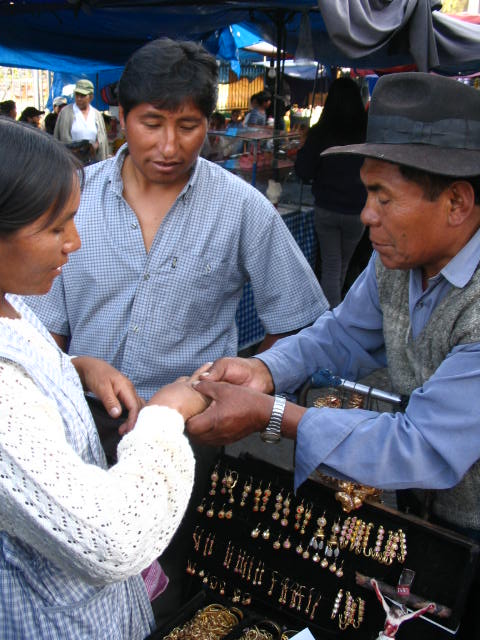 Bolivia-Sucre piac