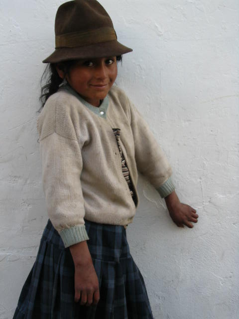 Bolivia-Sucre koluslány