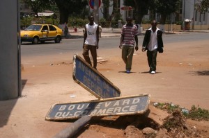 Guinea Conakry, hangulatos utcakép