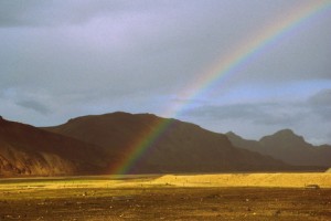 Izland, Gyakori látvány a szivárnyány íve