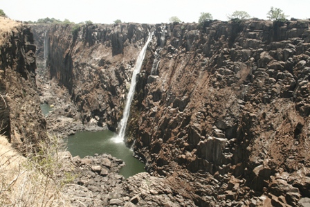 Viktória vízesés, Zambia