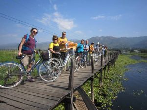 Burma Inle tó, kerékpár túra