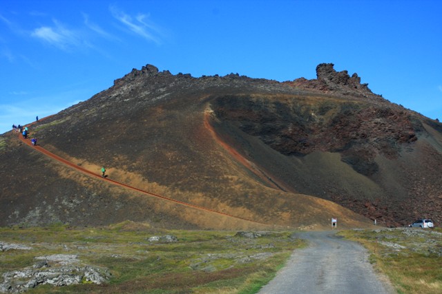 Saxhól kréter, Izland