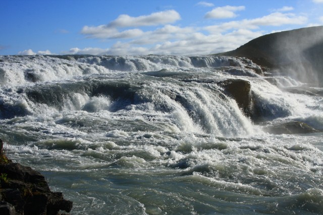 Gullfoss vízesés, Izland