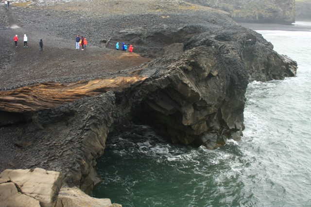 Dyrhóley abráziós part, Izland