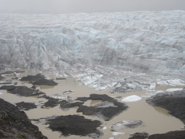 Skaftafelljökull gleccser, Izland