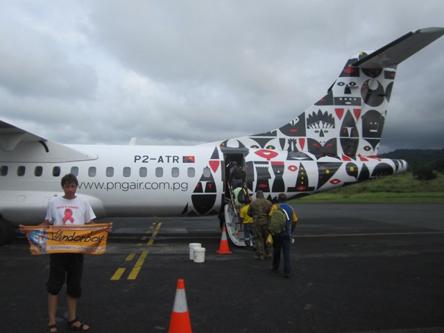 Papua, repülő