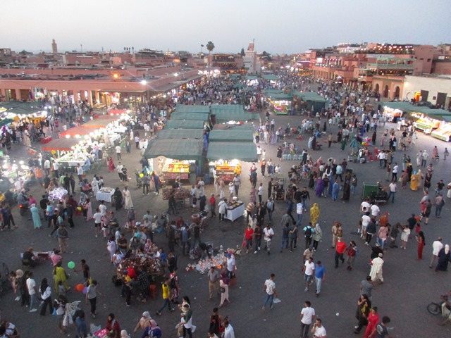 Marrakech, Jma El Fna tér