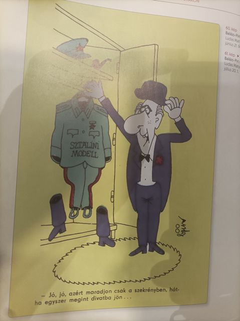 Vendéglátóipari múzeum, karikaturák